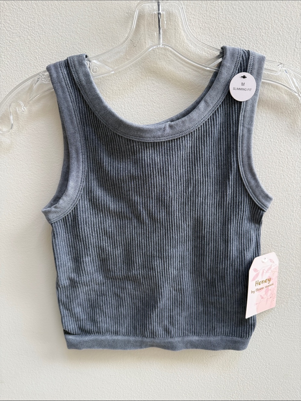 NWT Ribbed Cropped Tank Top